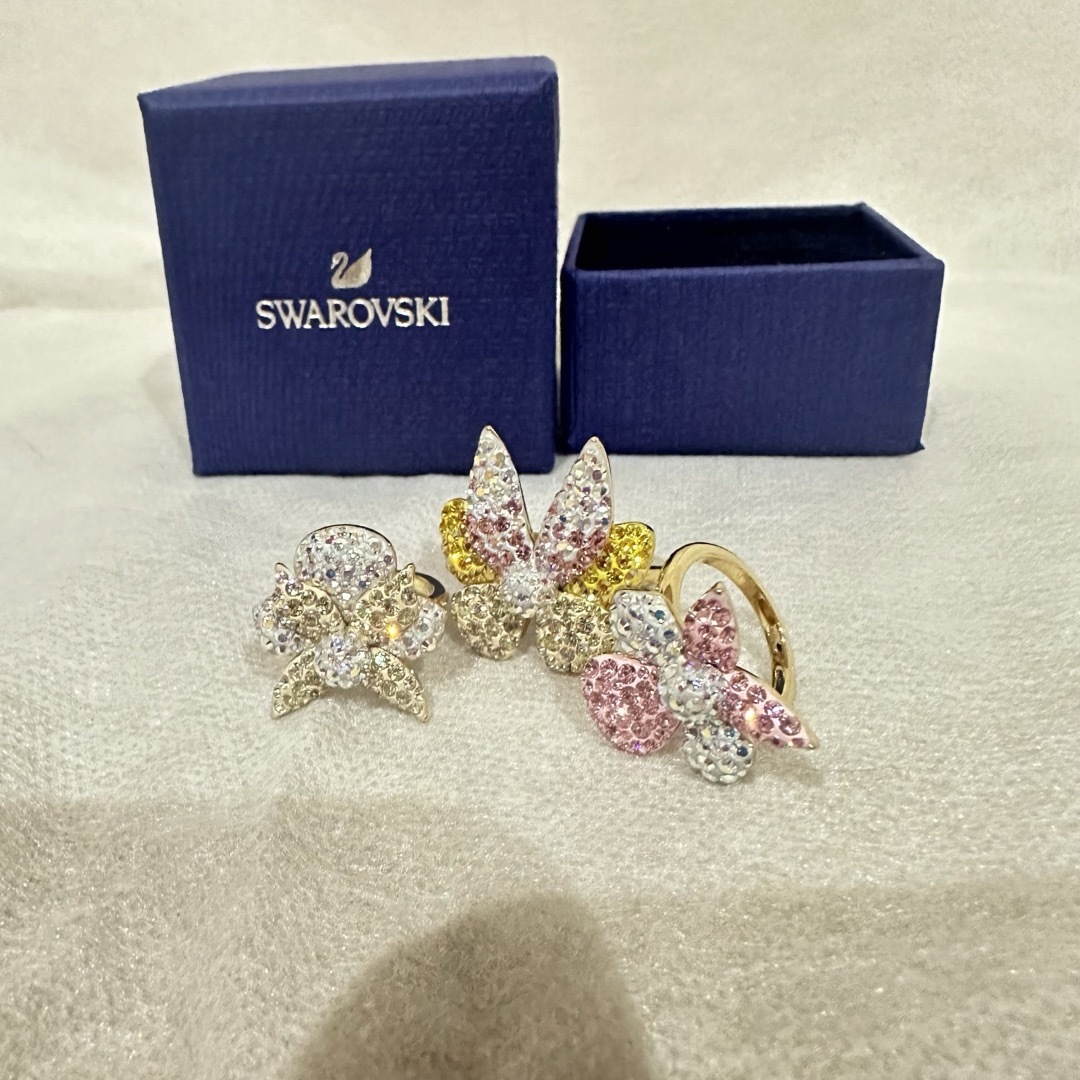 SWAROVSKI - 日本未入荷swarovskiオーキッド蘭フラワーオーロラ SWAROVSKI - 日本未入荷swarovskiオーキッド蘭フラワーオーロラ