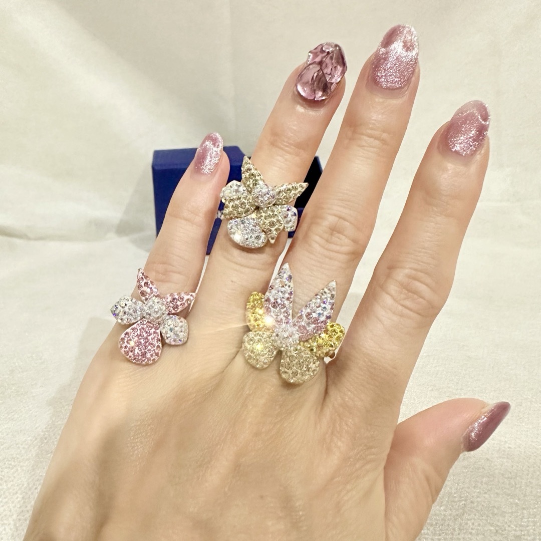 SWAROVSKI - 日本未入荷swarovskiオーキッド蘭フラワーオーロラ SWAROVSKI - 日本未入荷swarovskiオーキッド蘭フラワーオーロラ