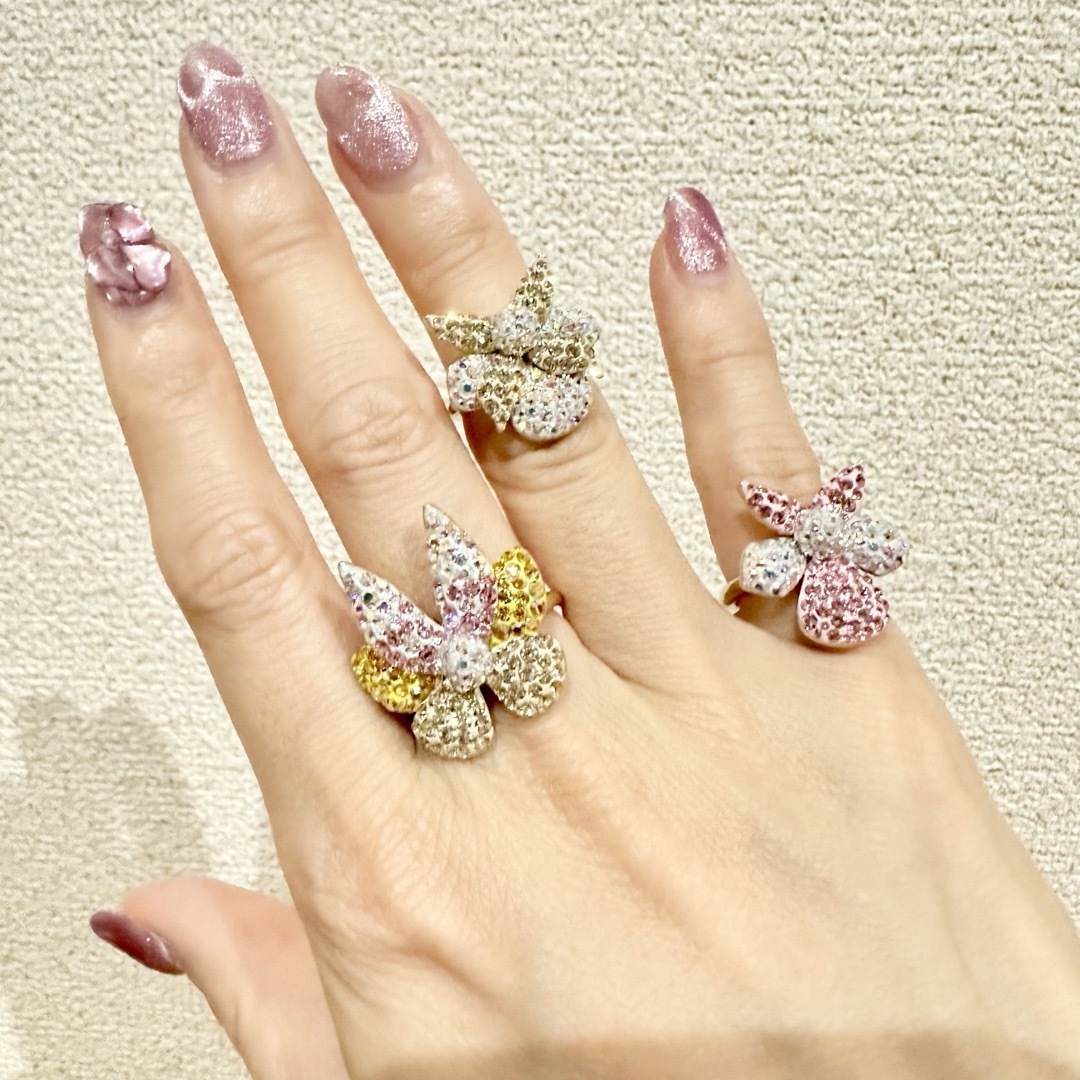 SWAROVSKI - 日本未入荷swarovskiオーキッド蘭フラワーオーロラ SWAROVSKI - 日本未入荷swarovskiオーキッド蘭フラワーオーロラ