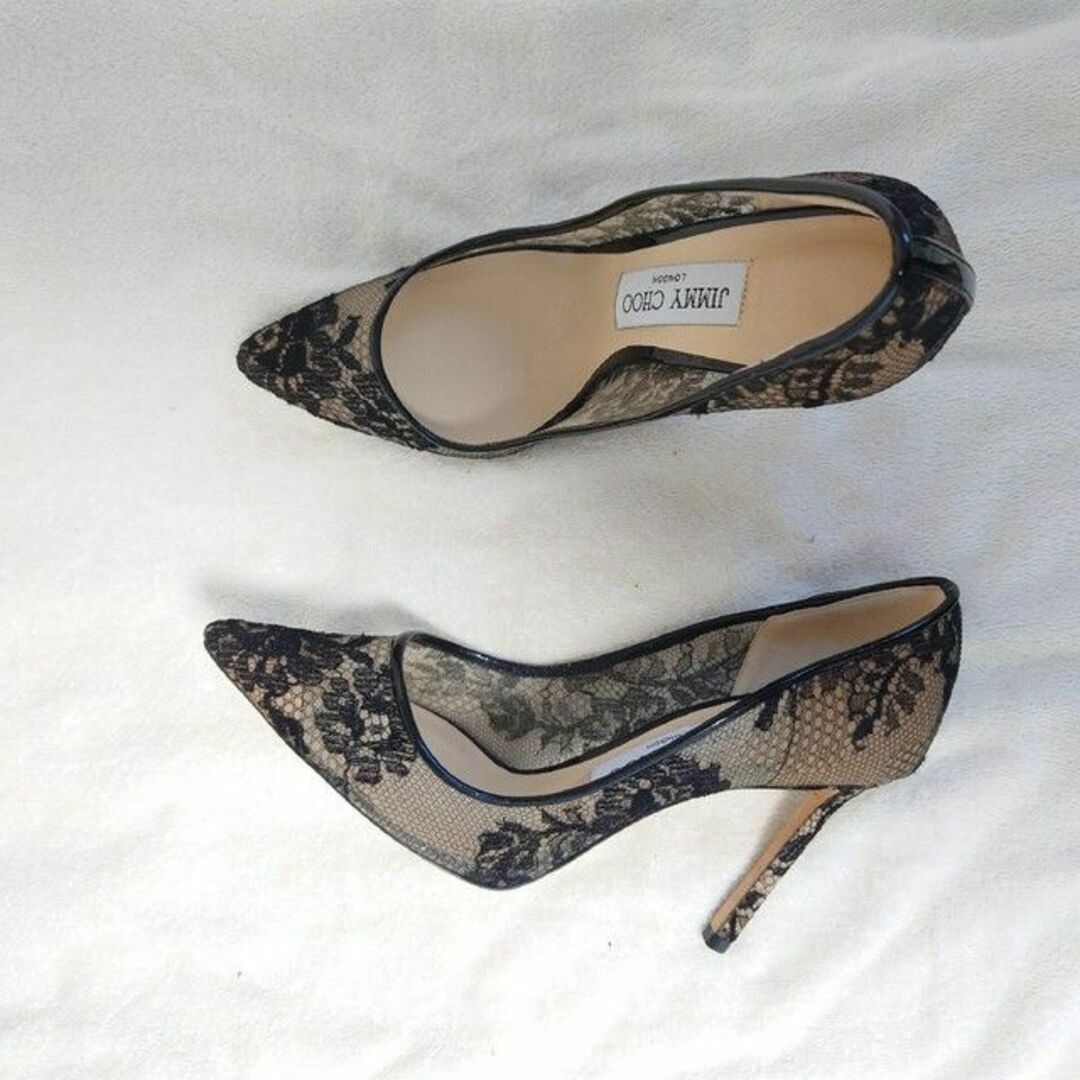 JIMMY CHOO - JIMMY CHOO ジミーチュウ レース パンプス ROMY JIMMY CHOO - JIMMY CHOO ジミーチュウ レース パンプス ROMY