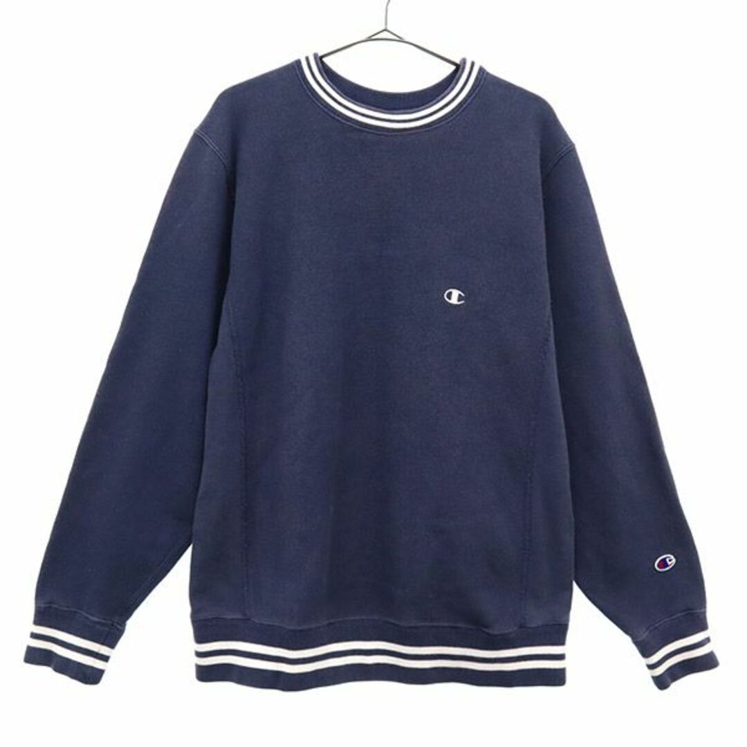Champion - チャンピオン 青単復刻 リバースウィーブ ロゴ刺繍 Champion - チャンピオン 青単復刻 リバースウィーブ ロゴ刺繍