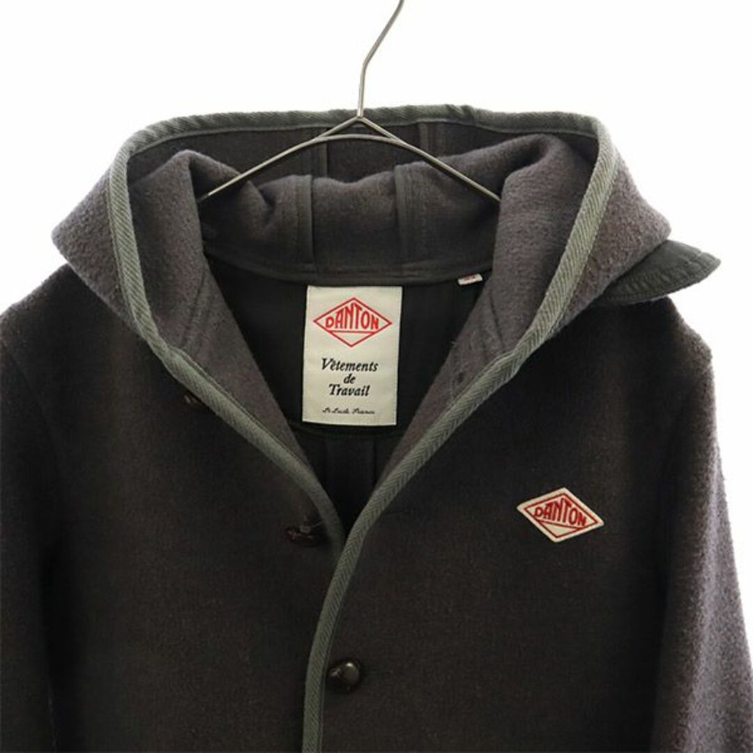 DANTON - ダントン ロゴワッペン ウールジャケット 34 グレー DANTON - ダントン ロゴワッペン ウールジャケット 34 グレー