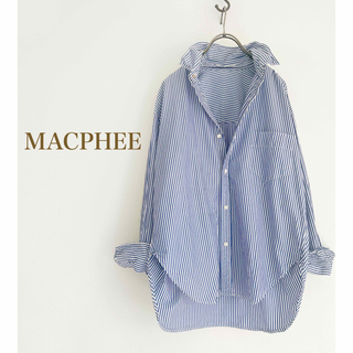 TOMORROWLAND - MACPHEE 2wayワイヤーストライプシャツ