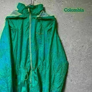 コロンビア(Columbia)のColombia コロンビア ナイロンジャケット スポーツ 総柄 刺繍 S(その他)