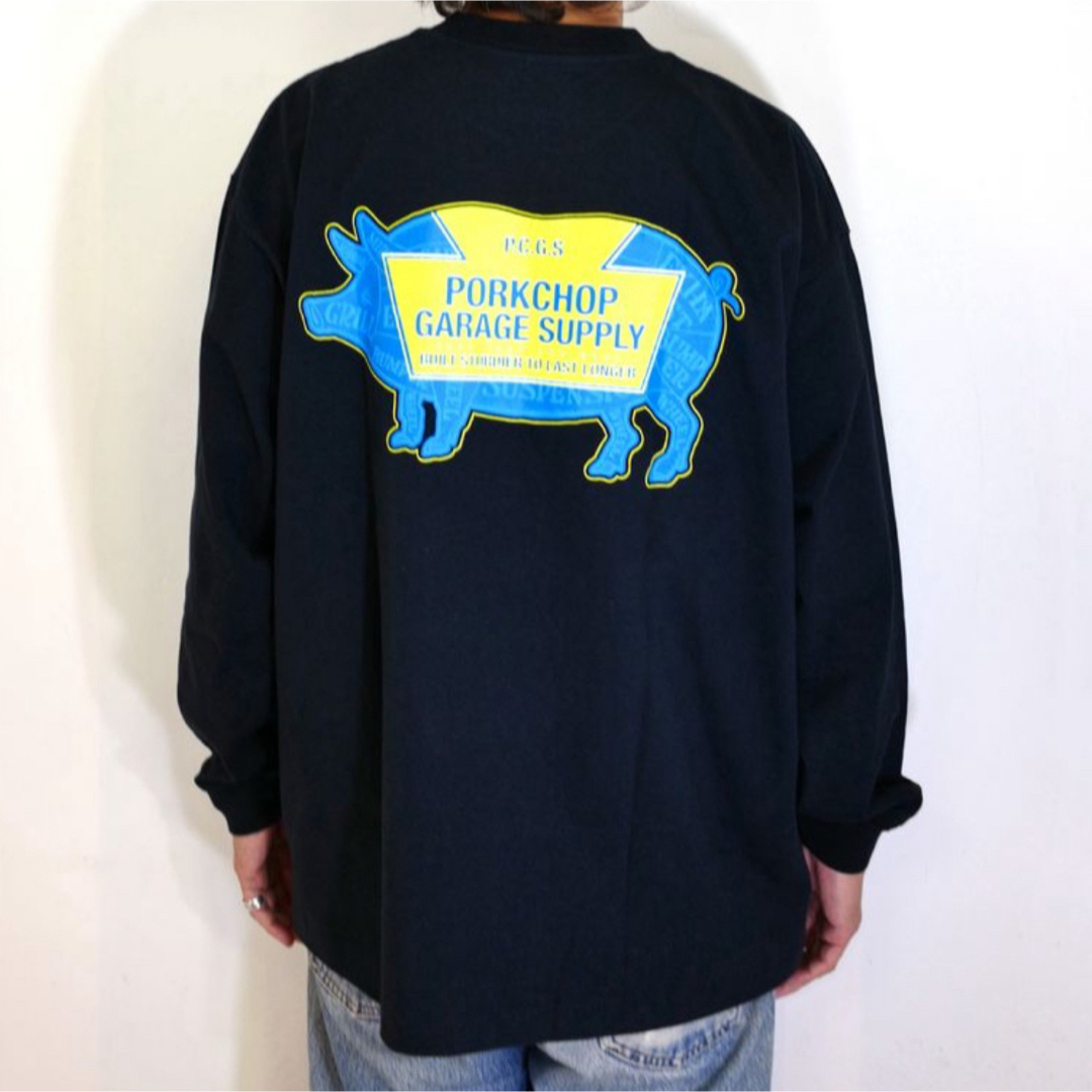 ポークチョップ ロンT BLUE XLサイズ キムタク マシス ラッツ ポークチョップ ロンT BLUE XLサイズ キムタク マシス ラッツ
