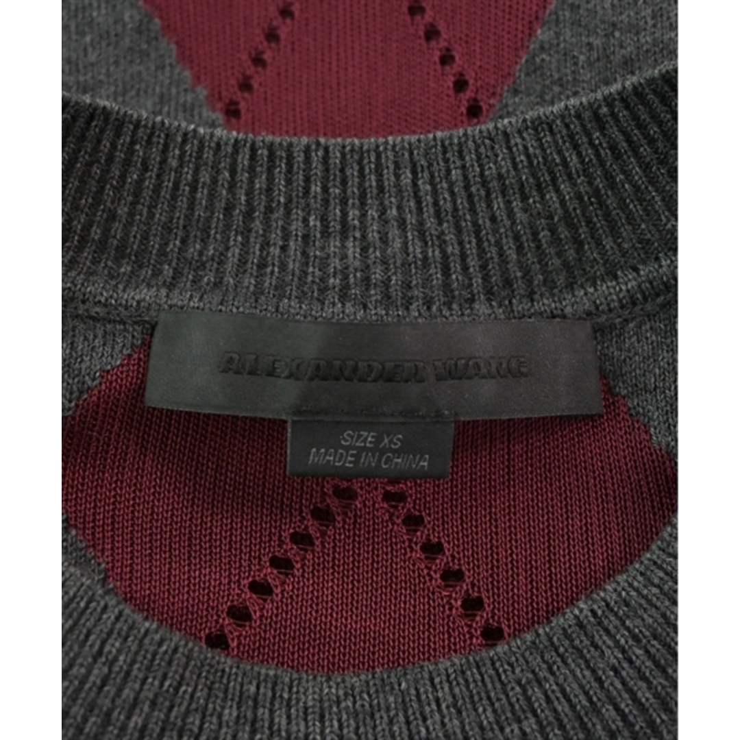 ALEXANDER WANG アレキサンダーワン ニット・セーター XS グレー ALEXANDER WANG アレキサンダーワン ニット・セーター XS グレー