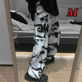 カーゴパンツ タイダイ柄 総柄 イージーパンツ ユニセックス Mサイズ