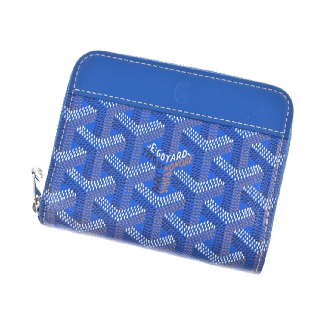 GOYARD - GOYARD ゴヤール 財布・コインケース PM 青 【古着 GOYARD - GOYARD ゴヤール 財布・コインケース PM 青 【古着