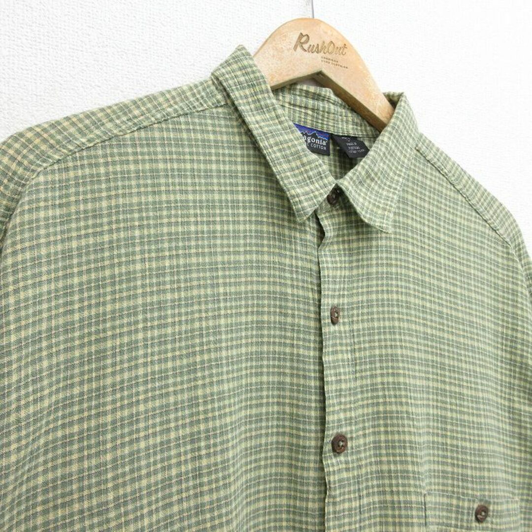暮らしに便利なアイテム patagonia - XL☆古着 パタゴニア patagonia 半袖 シャツ メンズ 半袖シャツ
