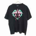 XL★古着 半袖 Tシャツ メンズ ゲーム オーバーウォッチ OVERWATCH ディーバ Dva 大きいサイズ コットン クルーネック 黒 ブラック 【spe】 24jun08 中古