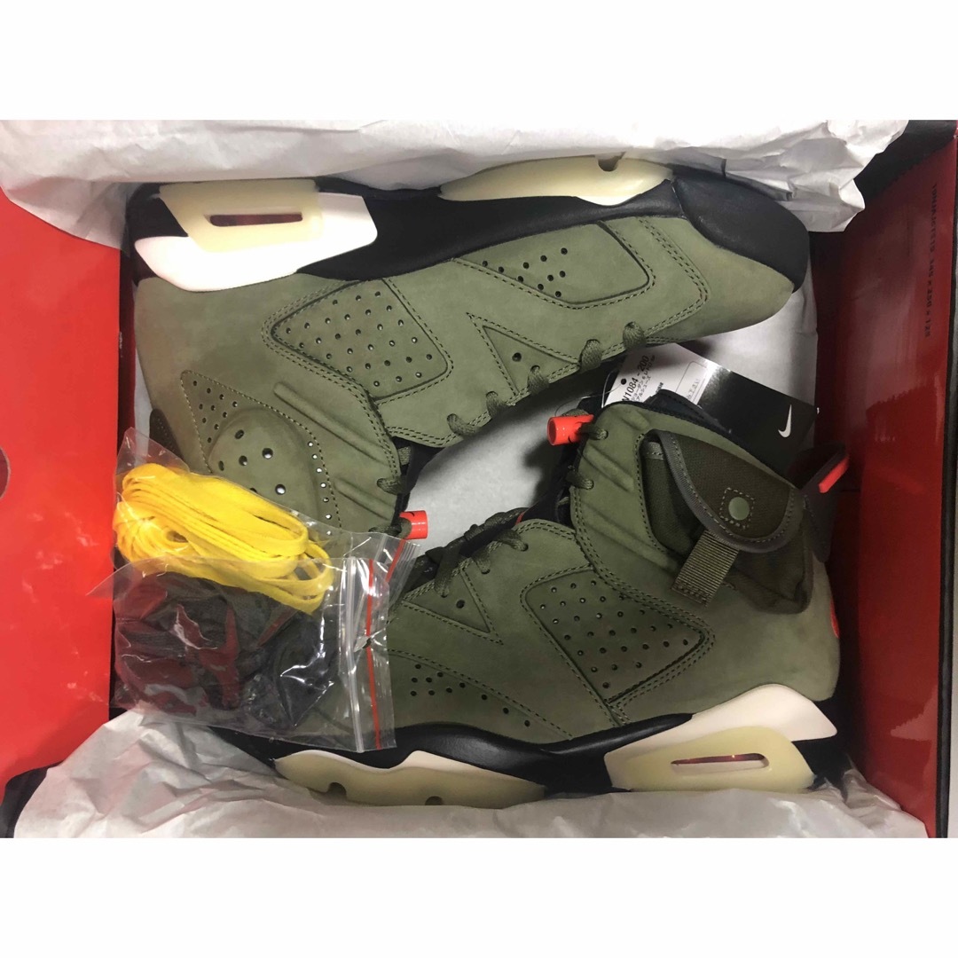 NIKE - 【26.5cn】Travis Scott AJ6 Medium Oliveの通販 by リコ NIKE - 【26.5cn】Travis Scott AJ6 Medium Oliveの通販 by リコ