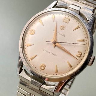 CYMA - 【動作品】シーマ CYMA アンティーク 腕時計 手巻き メンズ スイスの通販 by 23日より入院のため休業◯骨董のかしち|シーマ ならラクマ