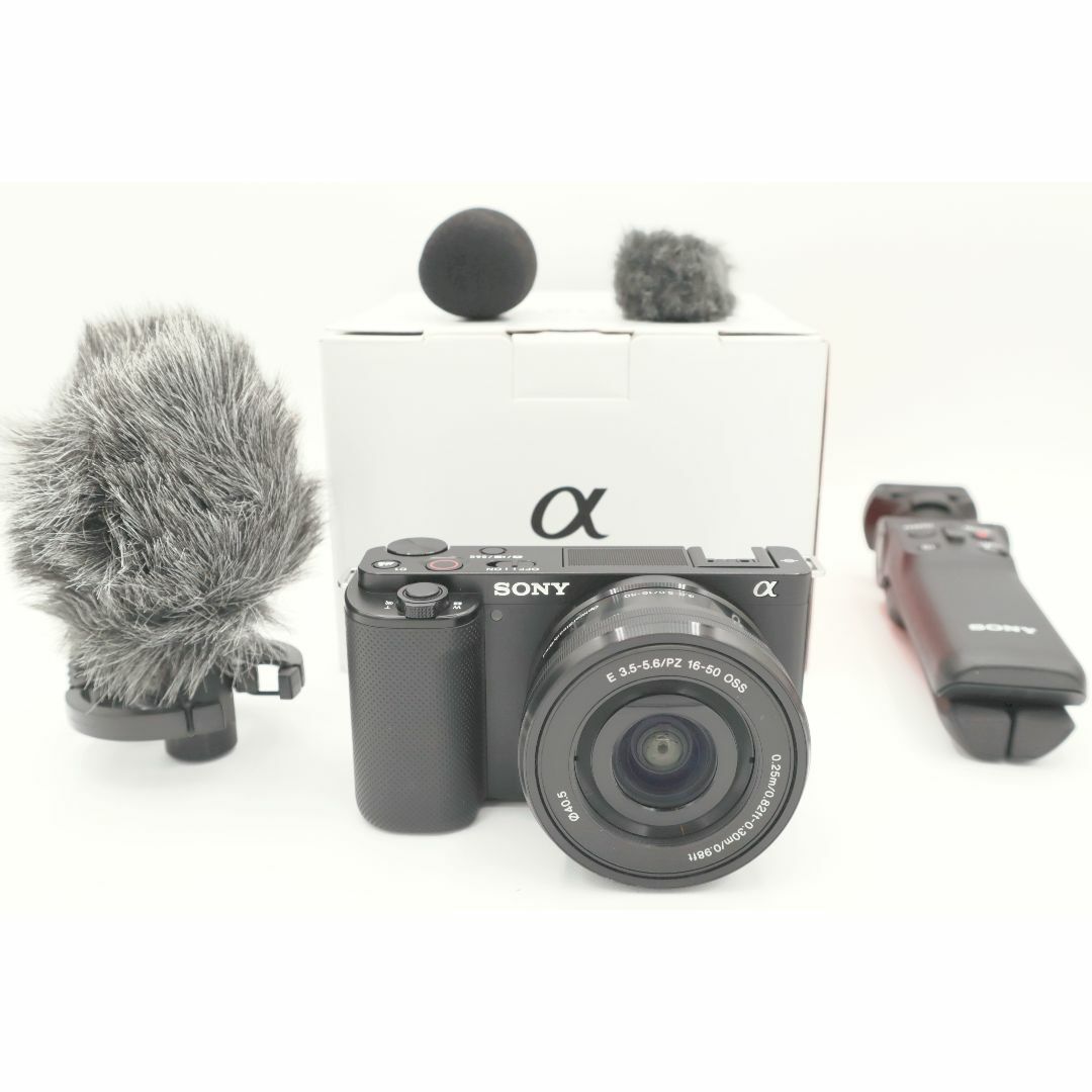 SONY - ショット数1,525枚【極上品】SONY ZV-E10L & グリップ他おまけ付