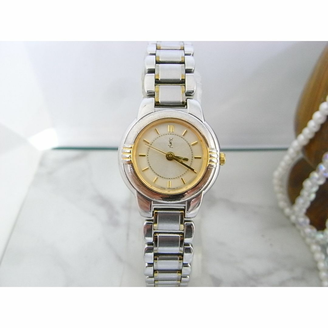 Yves Saint Laurent - 訳あり イヴサンローラン YSL ラウンド Yves Saint Laurent - 訳あり イヴサンローラン YSL ラウンド