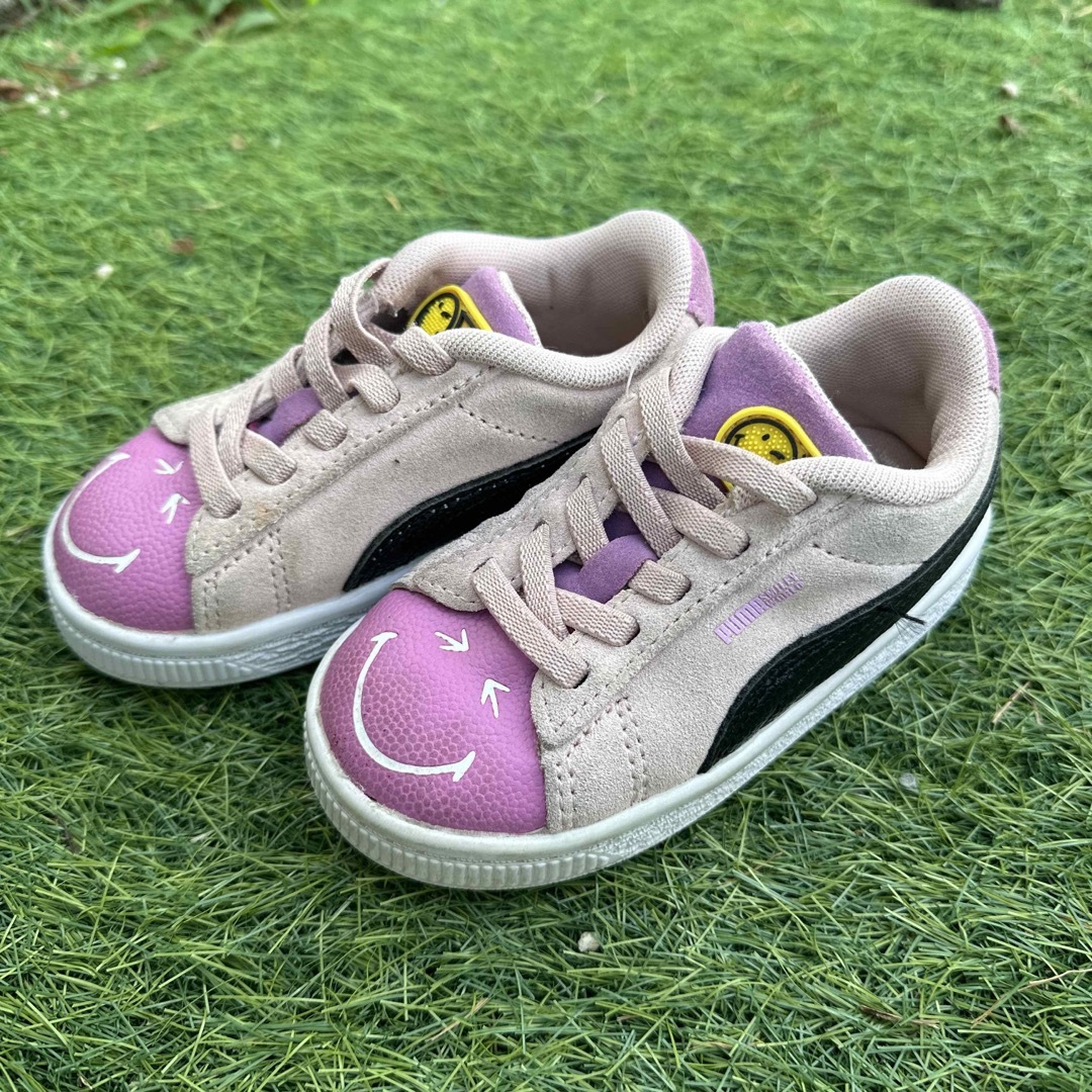PUMA - 【PUMA x SMILEYWORLD】スニーカー ピンク 14.0cmの通販 PUMA - 【PUMA x SMILEYWORLD】スニーカー ピンク 14.0cmの通販