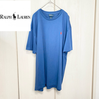 POLO RALPH LAUREN - 【美品】 Polo Ralph Lauren クルーネック Tee BLUE