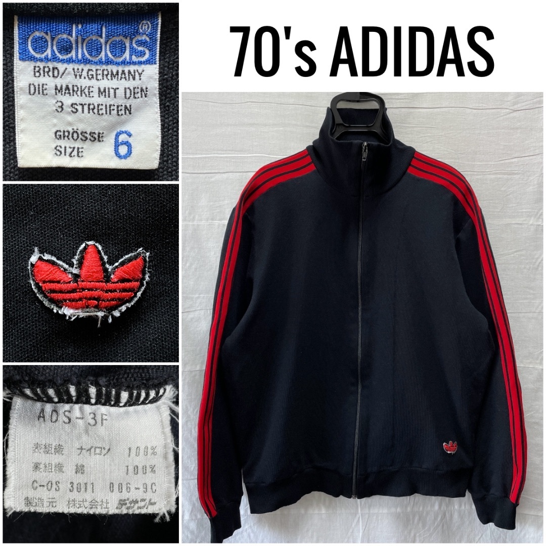 新品 どっ タグ付き 80s アディダス ジャージ 上下セット 新品 どっ タグ付き 80s アディダス ジャージ 上下セット