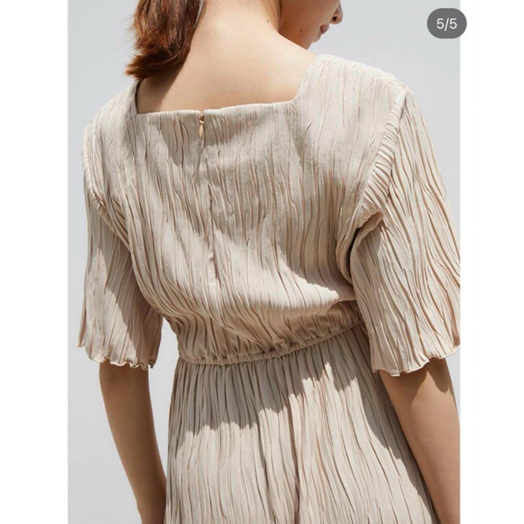 RANDEBOO - RANDEBOO natural square dress ベージュワンピース RANDEBOO - RANDEBOO natural square dress ベージュワンピース