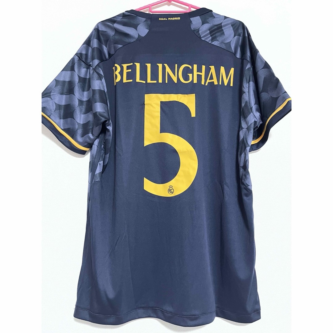 ベリンガム5 レアル.マドリード 汚れた 3rd 23-24 XL ベリンガム5 レアル.マドリード 汚れた 3rd 23-24 XL