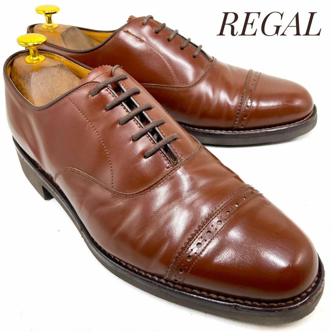 REGAL - REGAL リーガル 内羽根式ストレートチップ 25cm ドレス REGAL - REGAL リーガル 内羽根式ストレートチップ 25cm ドレス