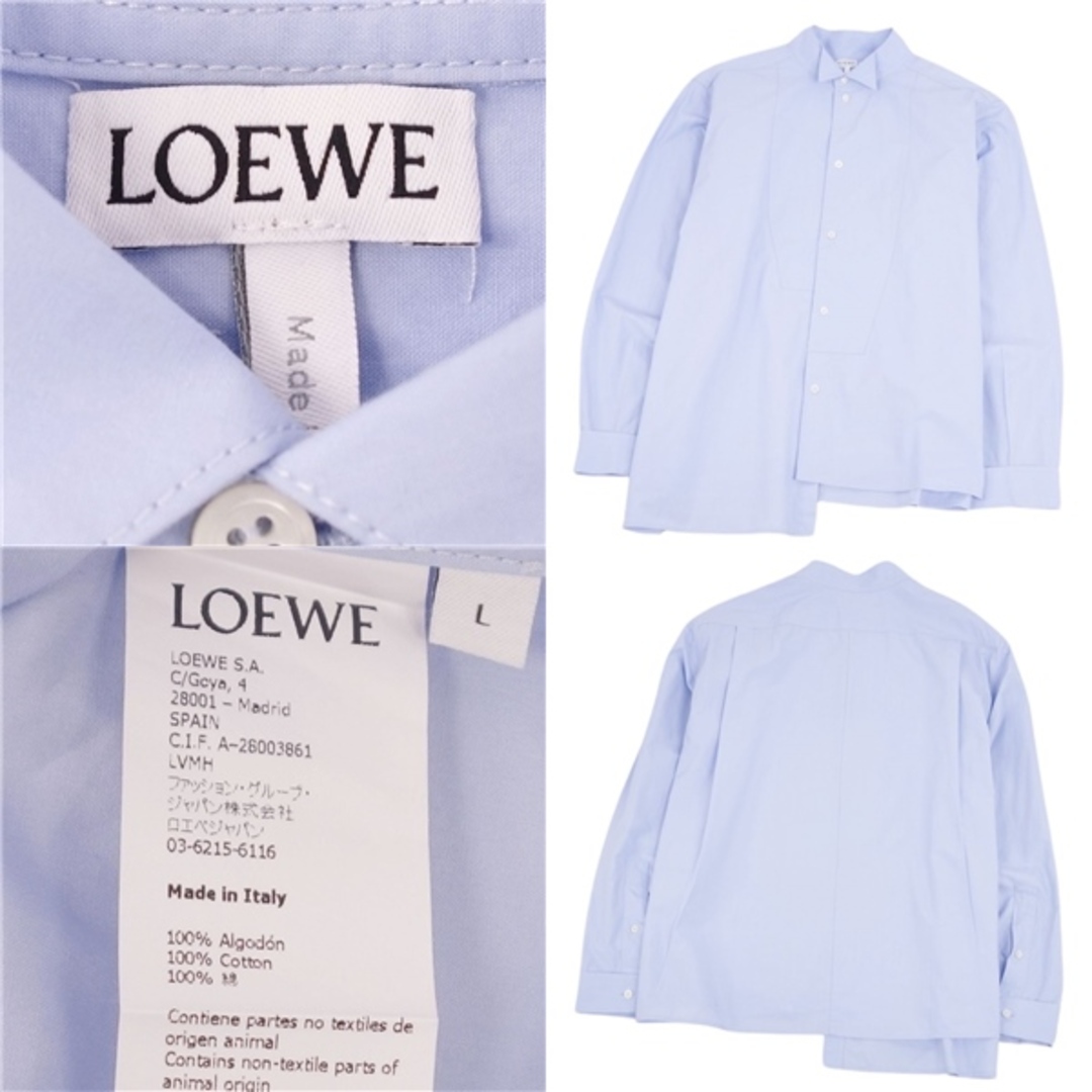 LOEWE - 美品 ロエベ LOEWE シャツ ロングスリーブ 長袖 LOEWE - 美品 ロエベ LOEWE シャツ ロングスリーブ 長袖