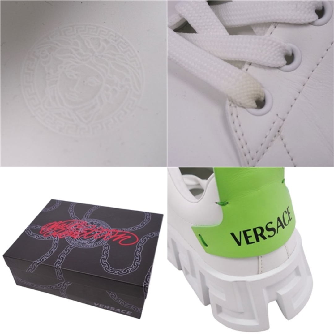 VERSACE - 美品 ヴェルサーチ VERSACE スニーカー ロゴ VERSACE - 美品 ヴェルサーチ VERSACE スニーカー ロゴ