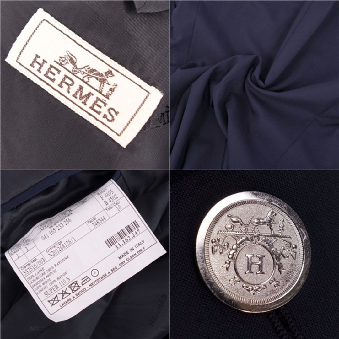 HERMES - 極美品 エルメス HERMES ブレザー ジャケット HERMES - 極美品 エルメス HERMES ブレザー ジャケット