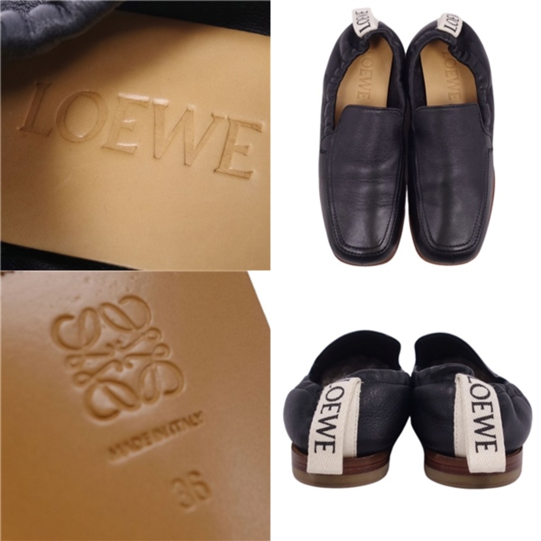 LOEWE - 未使用 ロエベ LOEWE ローファー レザー ロゴ シューズ LOEWE - 未使用 ロエベ LOEWE ローファー レザー ロゴ シューズ