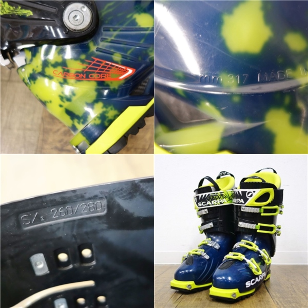 スカルパ SCARPA FREEDOM SL フリーダム 27.5cm 317mm バック スカルパ SCARPA FREEDOM SL フリーダム 27.5cm 317mm バック