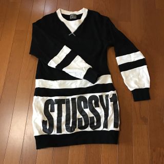 ステューシー(STUSSY)のstussy women トレーナーワンピ(トレーナー/スウェット)