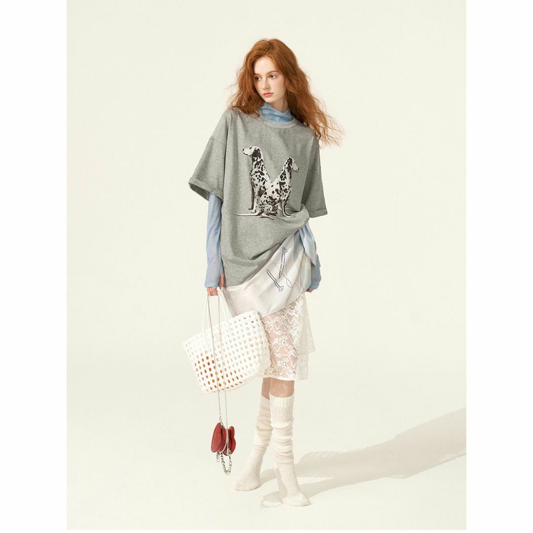 THEATRE PRODUCTS - MAMC ダルメシアン ビッグTシャツ 5分袖