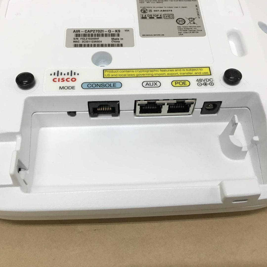 T0748【初期化・OS推奨verアップデート済み・4台セット】Cisco T0748【初期化・OS推奨verアップデート済み・4台セット】Cisco