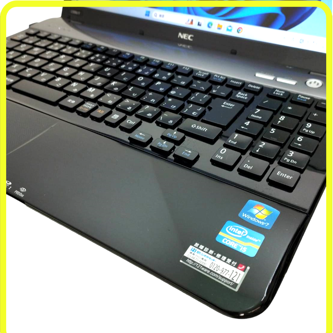 NEC(エヌイーシー)の新品SSD256⭐️8GB ノートパソコン windows11office750 スマホ/家電/カメラのPC/タブレット(ノートPC)の商品写真