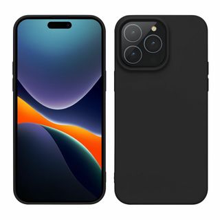 【色:黒色マット】kwmobile スマホケース 対応: iPhone 15 P(その他)
