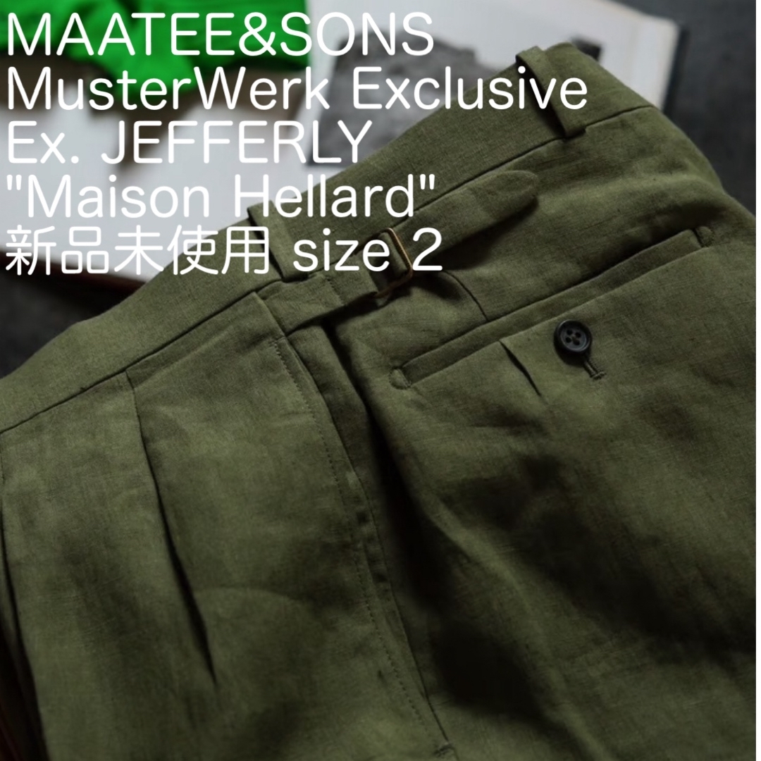 新品 MAATEE&SONS MusterWerk Ex. JEFFERLY 2の通販 by 仏の間 新品 MAATEE&SONS MusterWerk Ex. JEFFERLY 2の通販 by 仏の間