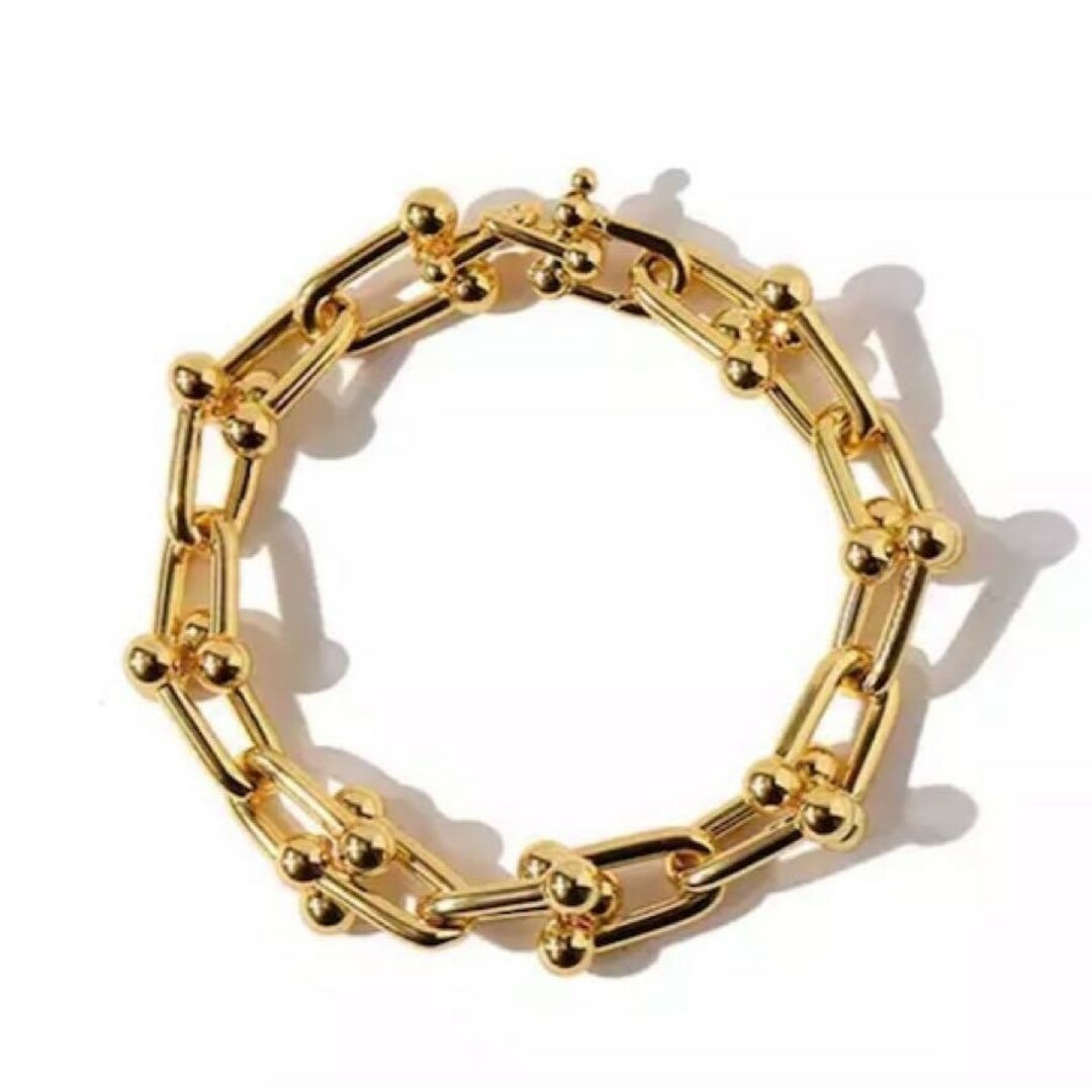 芸能人 愛用モデル 存在感抜群 ハードウェア ブレスレット 極美品 芸能人 愛用モデル 存在感抜群 ハードウェア ブレスレット 極美品