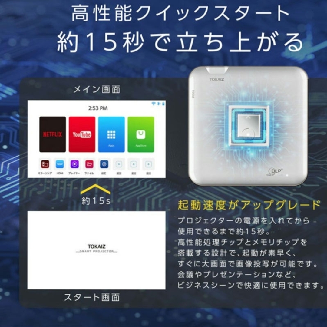プロジェクター TDP-4Kmini - TOKAIZ