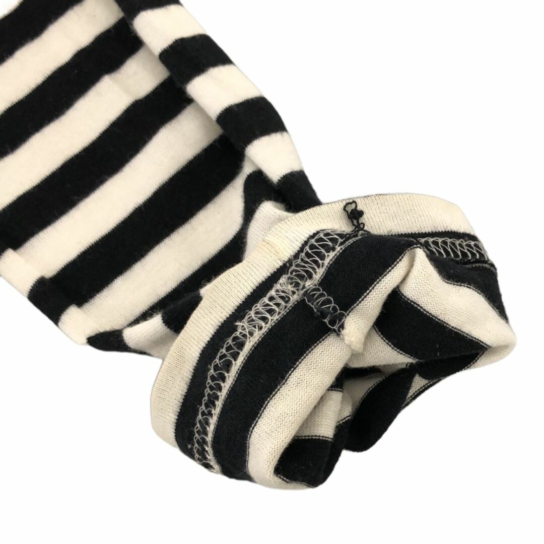 marimekko - マリメッコ ボーダー 長袖 Tシャツ XS ブラック marimekko - マリメッコ ボーダー 長袖 Tシャツ XS ブラック