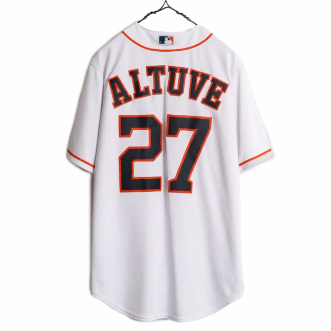 今ならほぼ即納! MLB USA製 オフィシャル ベースボール アストロズ Majestic ユニフォームシャツ