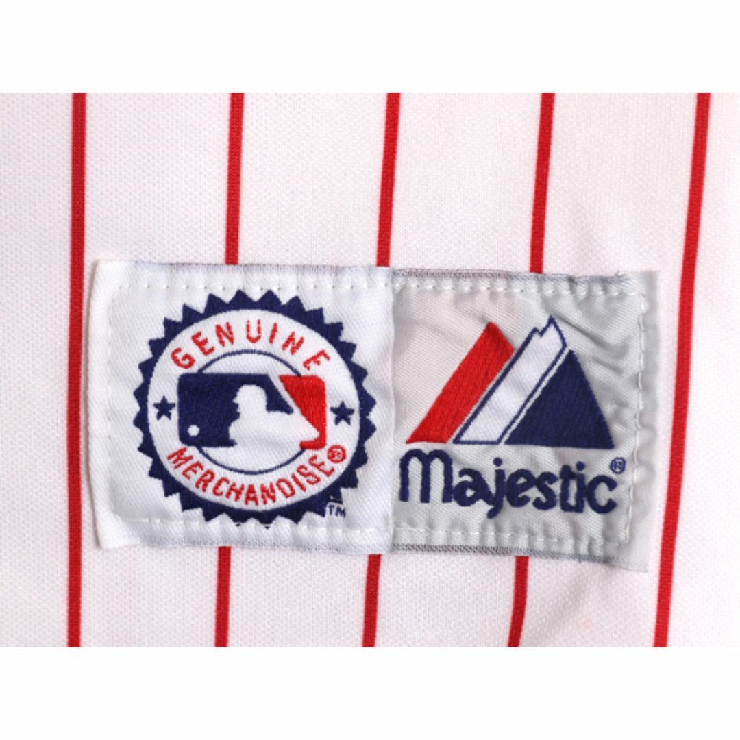 福袋 大丸 USA製 MLB オフィシャル Majestic フィリーズ ベースボール ユニフォームシャツ