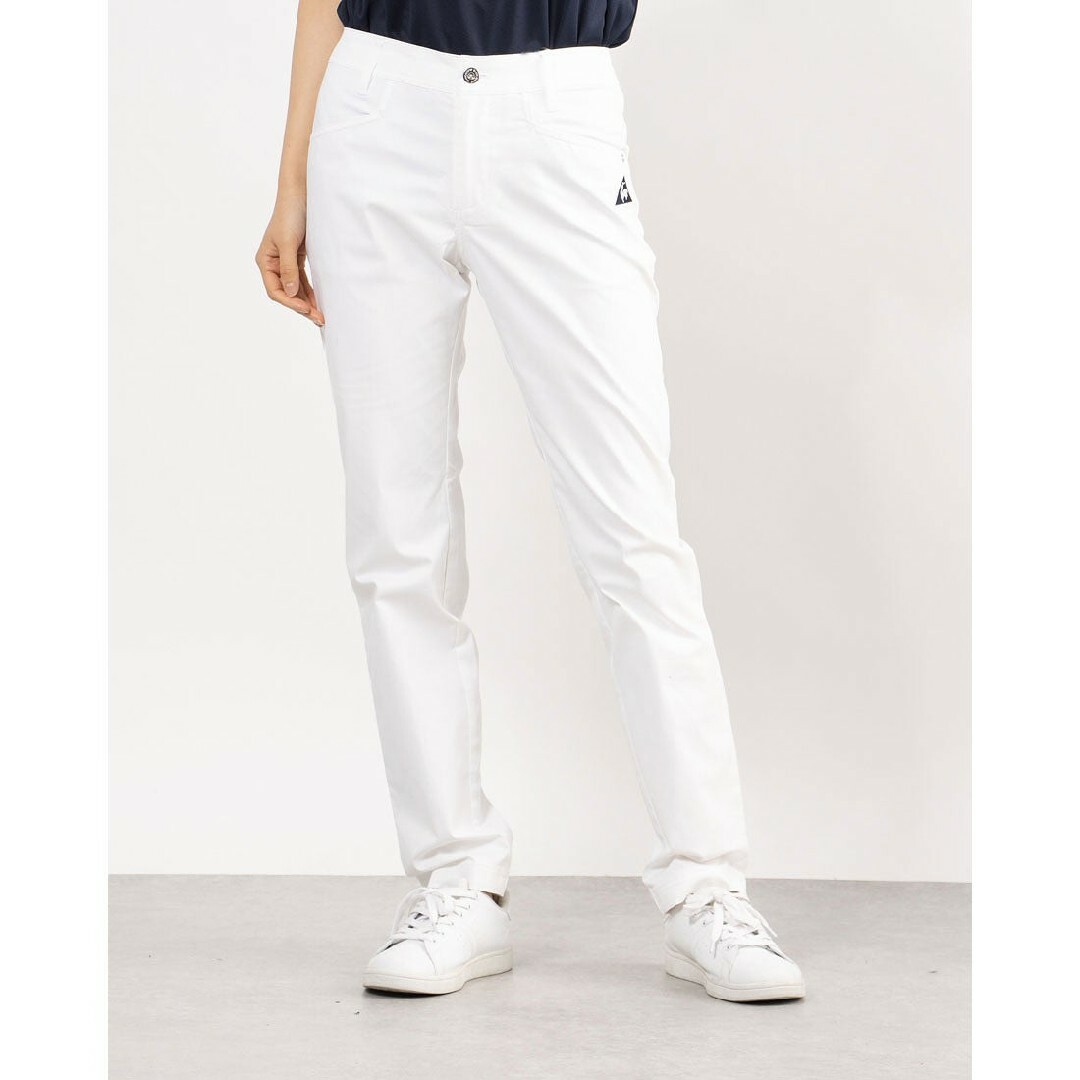 le coq sportif ルコック パンツ ピンク×白 ファスナーリボン