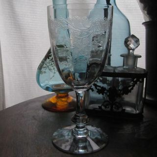 アンティークサンルイ1920年頃「MASSENET」 H16cm(グラス/カップ)