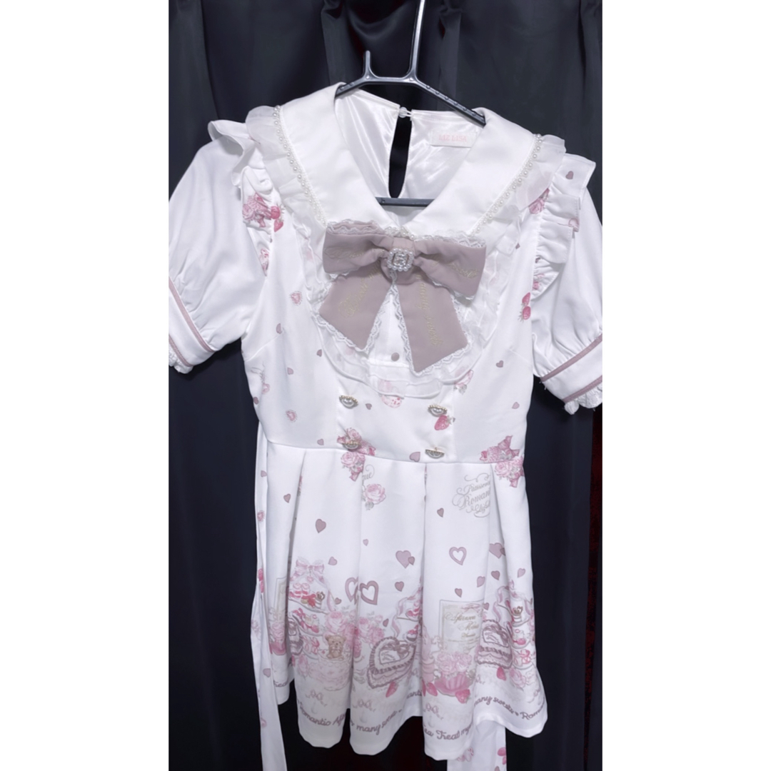 LIZ LISA many hearts afternoontea柄ワンピース|ファッション LIZ LISA many hearts afternoontea柄ワンピース|ファッション