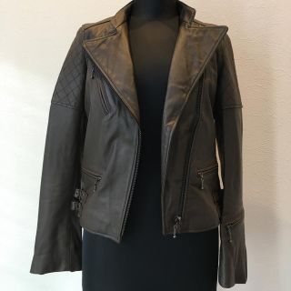 マウジー(moussy)のmoussy  レザーライダース(ライダースジャケット)