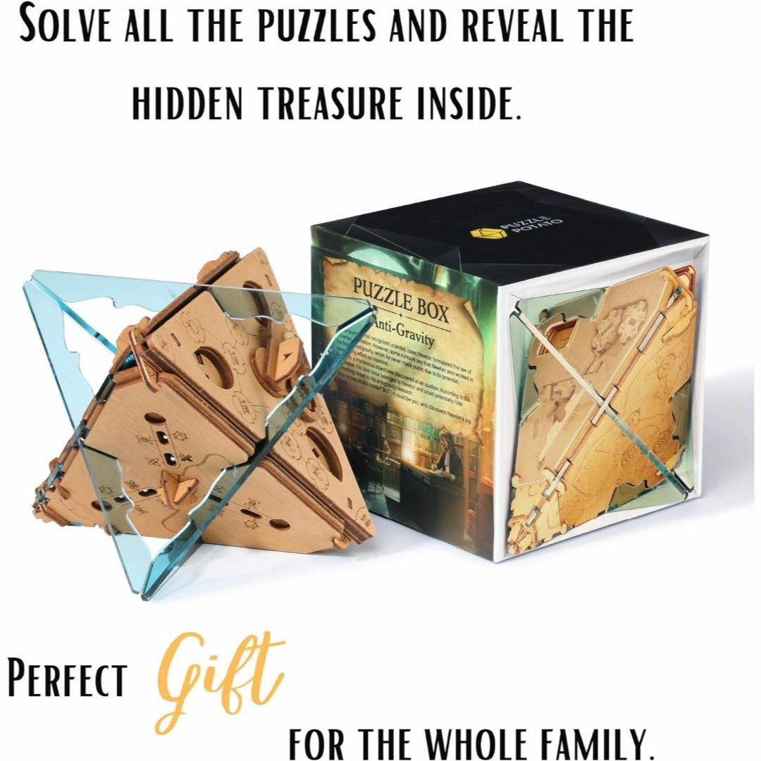 Puzzle Potato 哲学者の石 脱出部屋ゲーム 木製パズルボックス