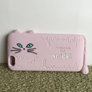 スナイデル(SNIDEL)のsnidel 猫 iPhoneケース iPhone6用(iPhoneケース)