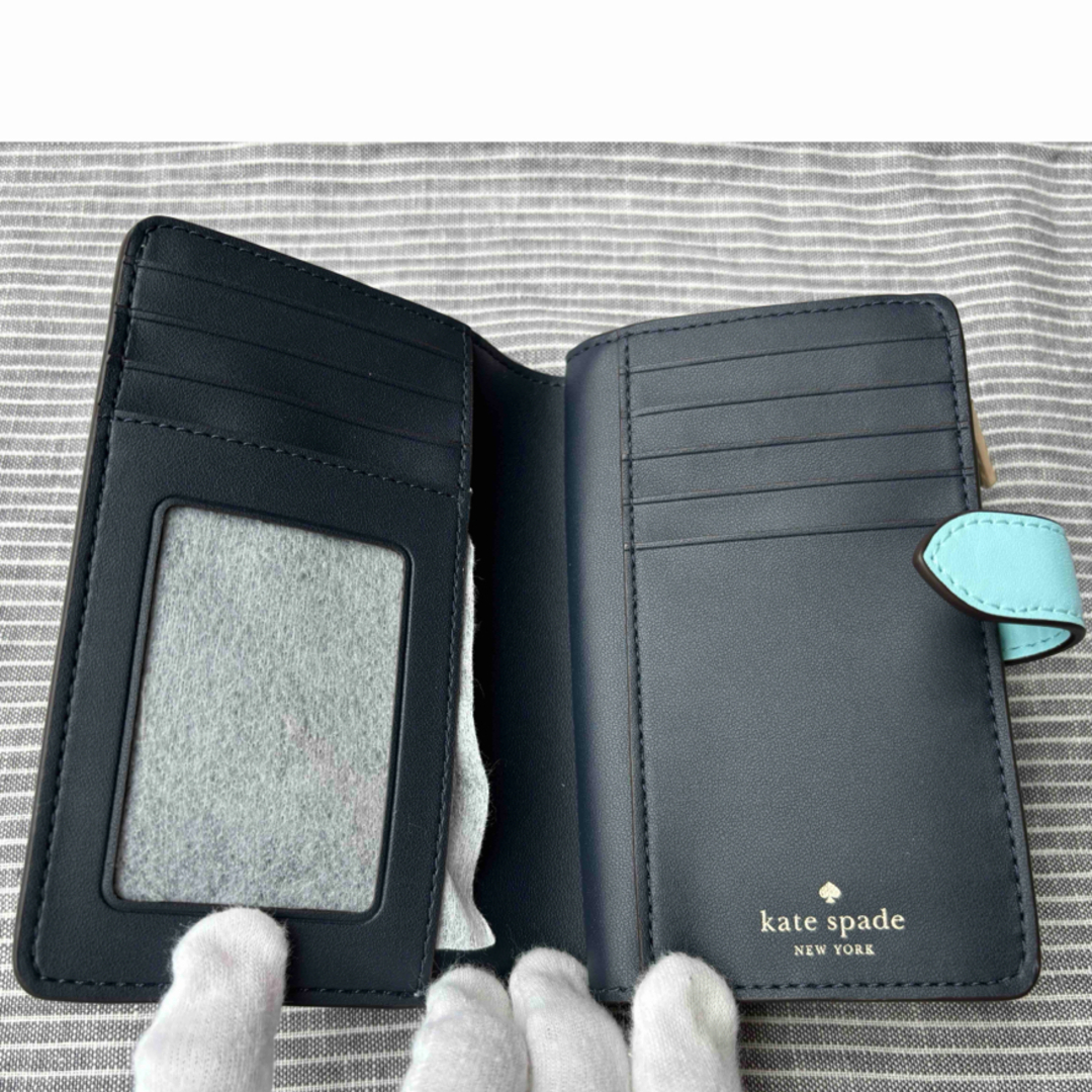 新品 ケイトスペード テニスラケット 折り財布 ファッション小物 新品 ケイトスペード テニスラケット 折り財布 ファッション小物