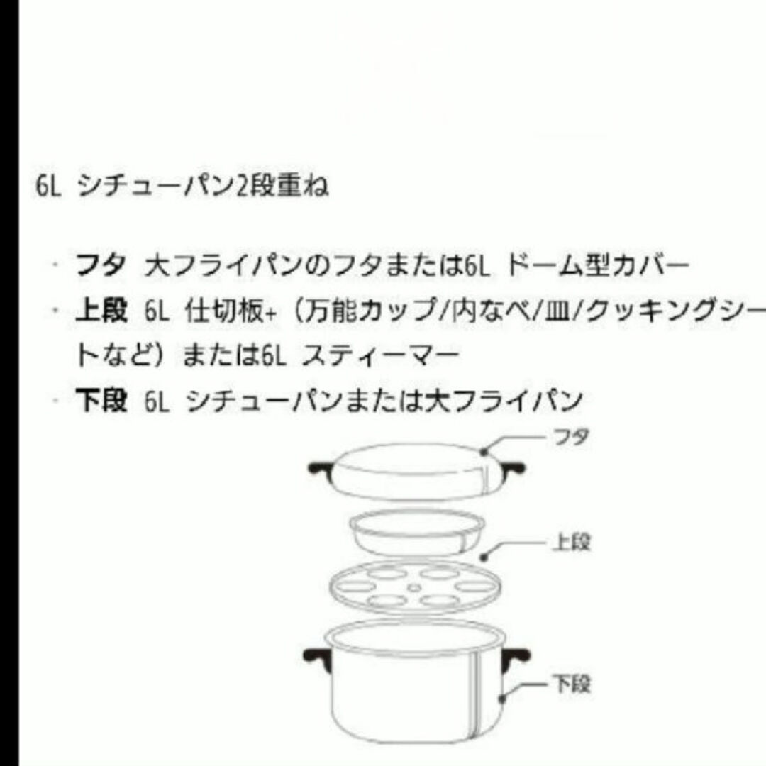 Amway - アムウェイ Amway Queen シチューパン/内なべ/仕切り板 Amway - アムウェイ Amway Queen シチューパン/内なべ/仕切り板