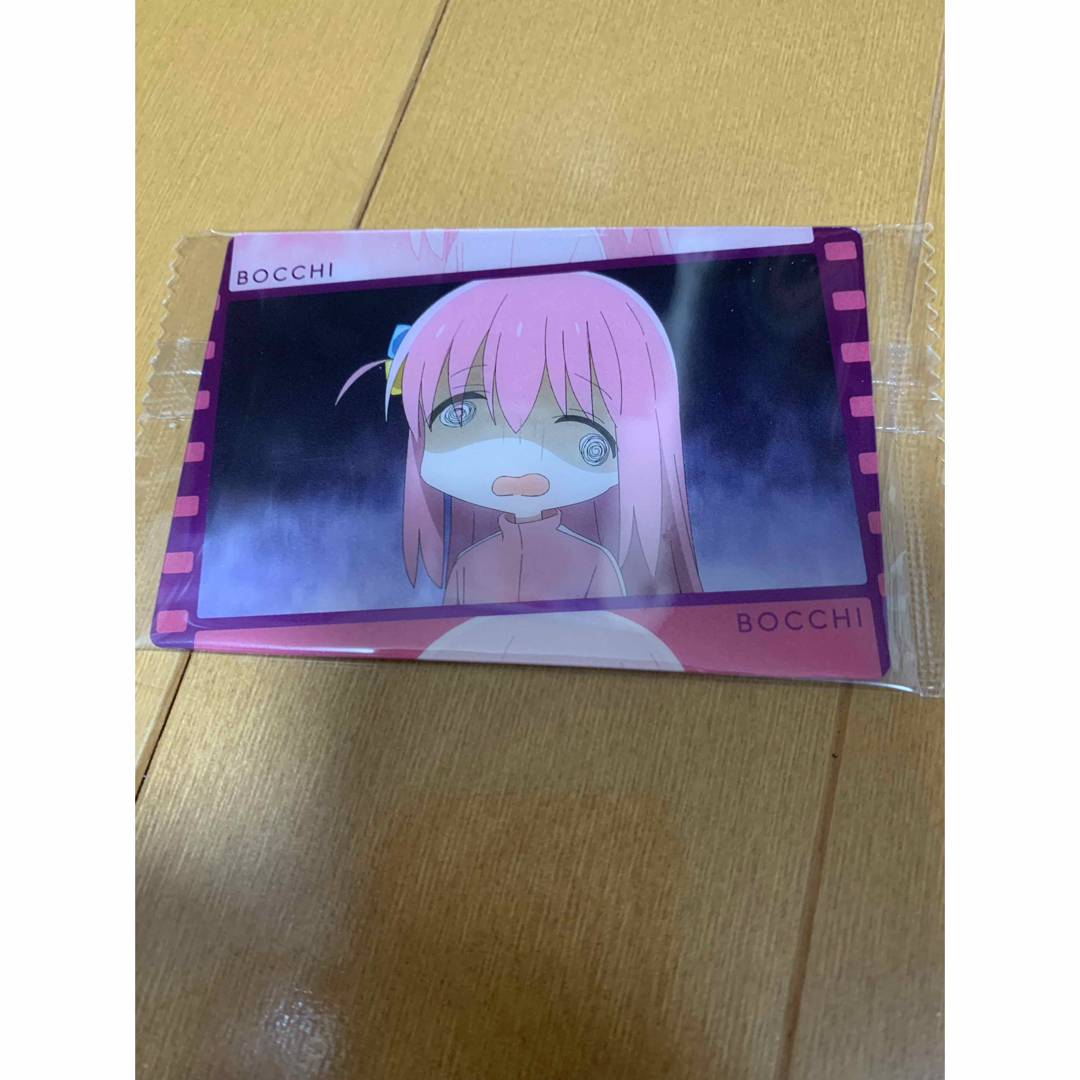 ぼっちざろっく ウエハース 後藤ひとり 変顔 エンタメ/ホビーのおもちゃ/ぬいぐるみ(キャラクターグッズ)の商品写真