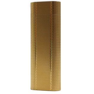 カルティエ(Cartier)の美品●Cartier カルティエ 新型 オーバル 総柄 ローラー式 喫煙グッズ ガスライター ゴールド メンズおすすめ◎ 着火確認済み(タバコグッズ)